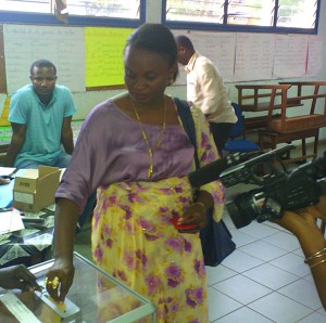 17h34 : Les votants à M’gombani (Canton Mamoudzou 3)