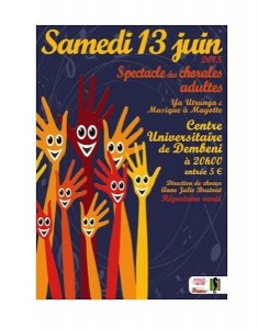 Concert des chorales Ya Utrunga et Musique à Mayotte le 13 juin à Dembéni