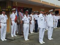 Passation de commandement à L’Élément de Base Navale de Mayotte