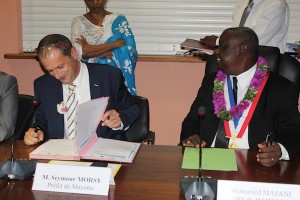 Signature des Contrats de Ville pour Mamoudzou et Dembeni