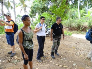 Participation de la sous-préfète à une opération de contrôle des sentiers de randonnée avec la gendarmerie et les naturalistes de Mayotte