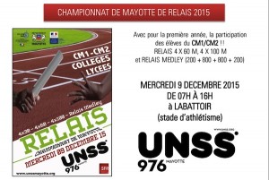 UNSS – Relais Mayotte 2015