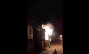 Incendie à Kaweni (vidéo)
