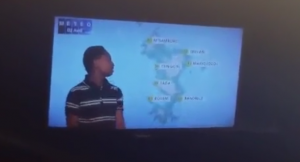 Chamouine s’essaye à la météo sur KTV (vidéo)