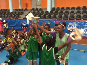 Finale UNSS Futsal féminin : le collège de Mtzamboro, vainqueur