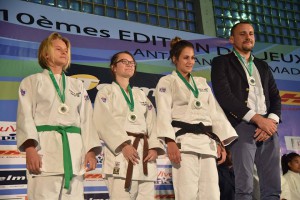 judo filles podium