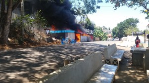 Incendie d’un snack à Bouéni