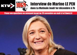 Marine Le Pen à Mayotte mercredi prochain