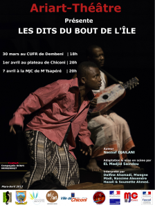Spectacle de théâtre « Les dits du bout de l’île » dans les villages de Mayotte