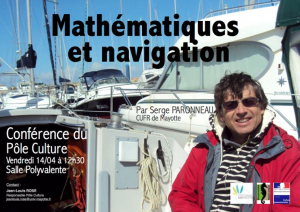 Conférence CUFR : « les mathématiques et la navigation » animée par Serge Paronneau