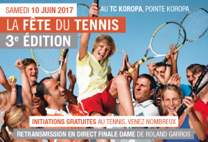 Troisième édition de la fête du Tennis au TC Koropa