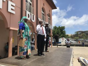 Les membres du collectif de Mayotte ont remis un Mémorandum aux élus du département