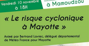 Le risque cyclonique à Mayotte au programme du « café Naturalistes »