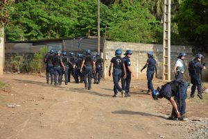 Grosse opération de police à Kaweni (photos)