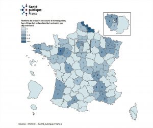 Il y a entre 400 et 500 clusters actifs en France dont Mayotte