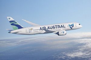 Message à destination des passagers du prochain vol pour la Réunion