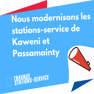 Les stations service de Kawéni et Passamainty modernisées