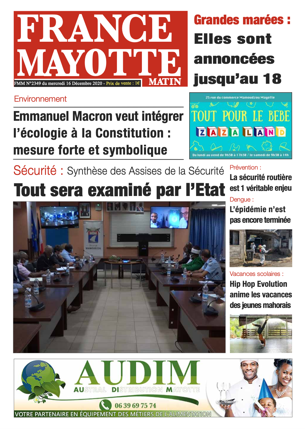 France Mayotte Mercredi 16 décembre 2020