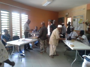 9h19 : 64 votants à la Mairie de Dembéni