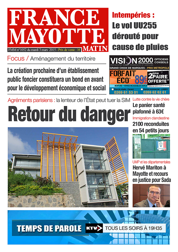 France Mayotte Mardi 3 mars 2015