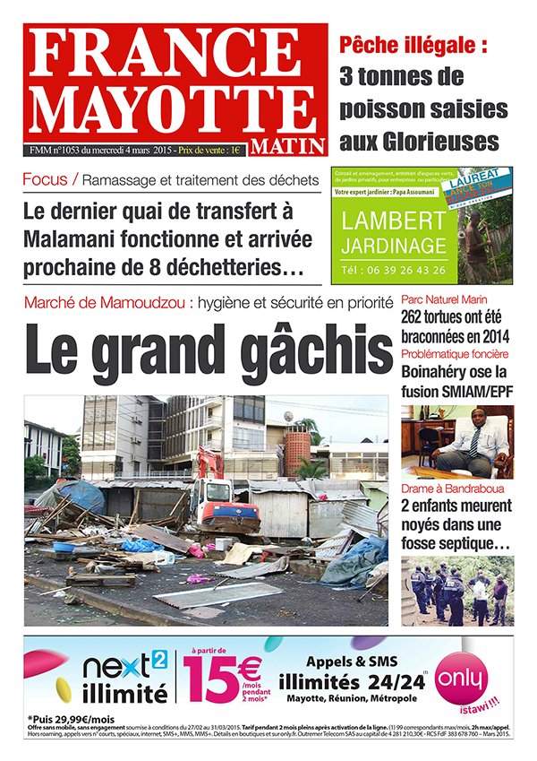 France Mayotte Mercredi 4 mars 2015