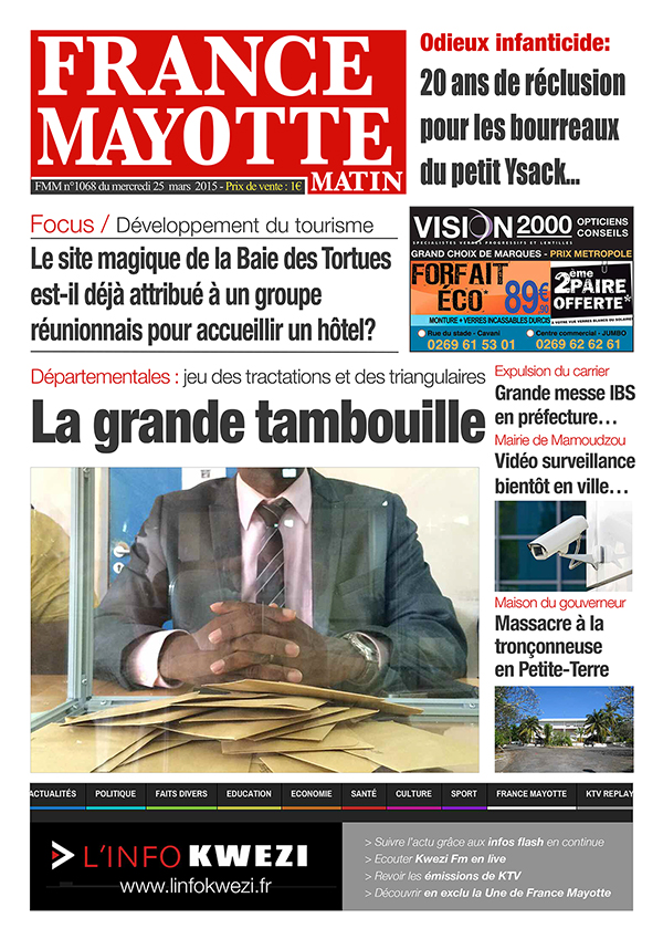 France Mayotte Mercredi 25 mars 2015