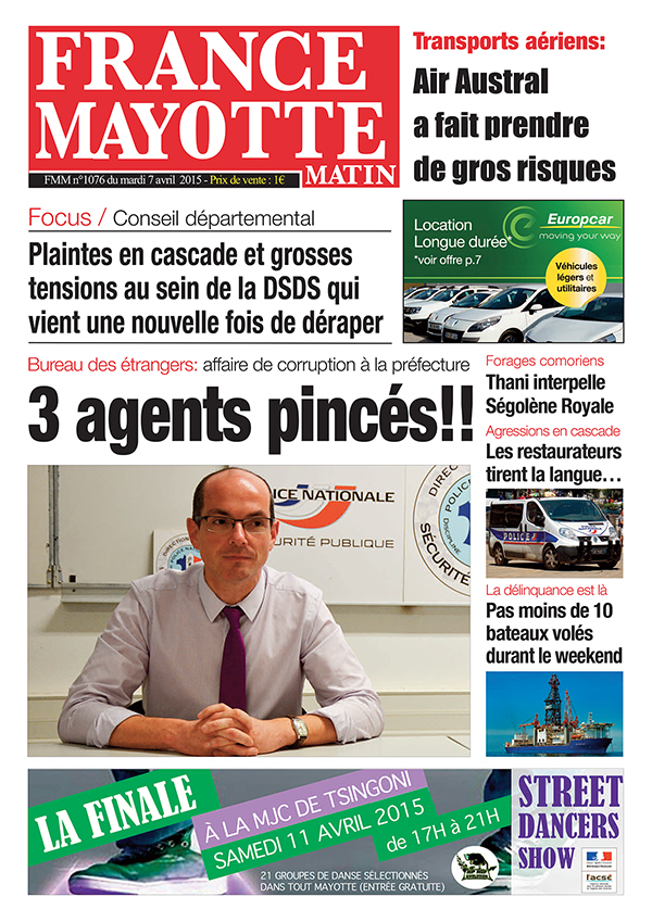 France Mayotte Mardi 7 avril 2015