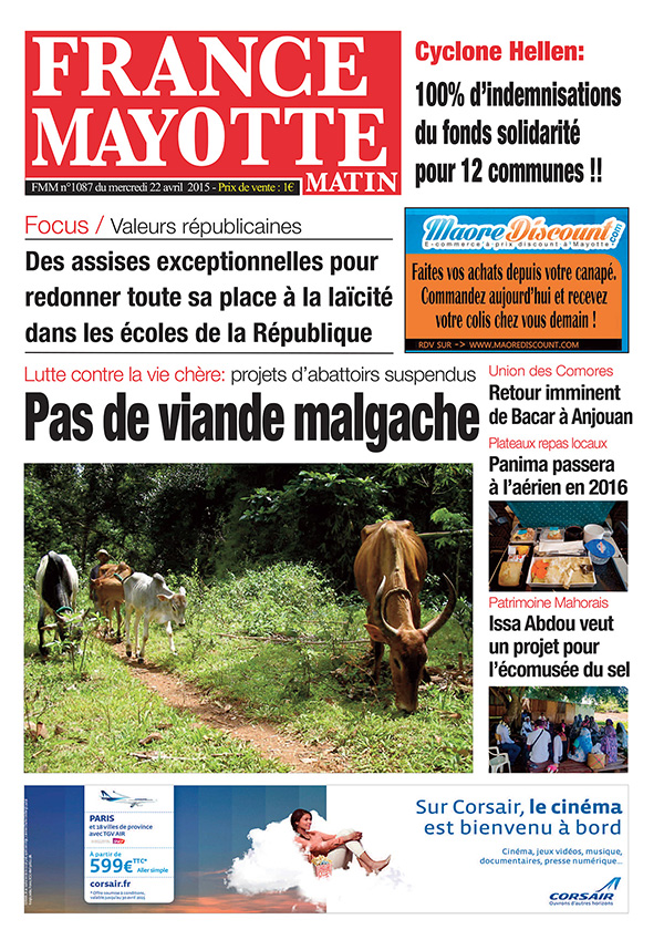 France Mayotte Mercredi 22 avril 2015