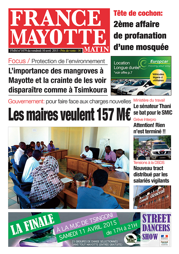 France Mayotte Vendredi 10 avril 2015