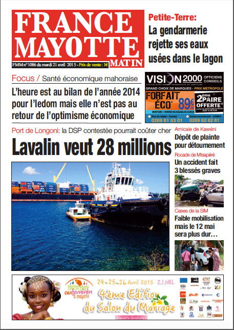 France Mayotte Mardi 21 avril 2015