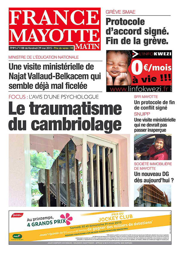 France Mayotte Vendredi 29 mai 2015