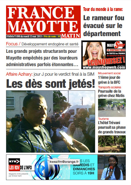 France Mayotte Mardi 12 mai 2015