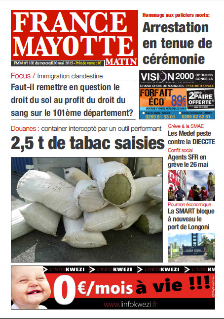 France Mayotte Mercredi 20 mai 2015