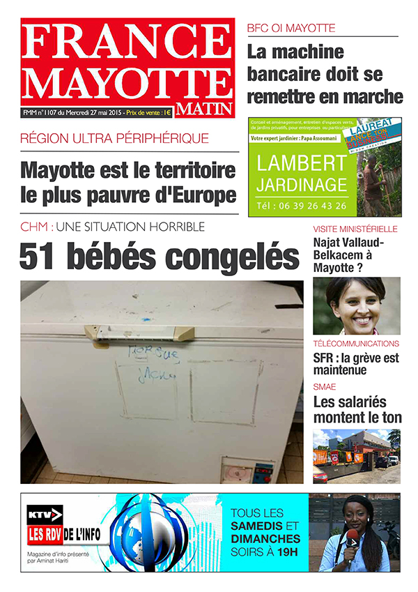 France Mayotte Mercredi 27 mai 2015