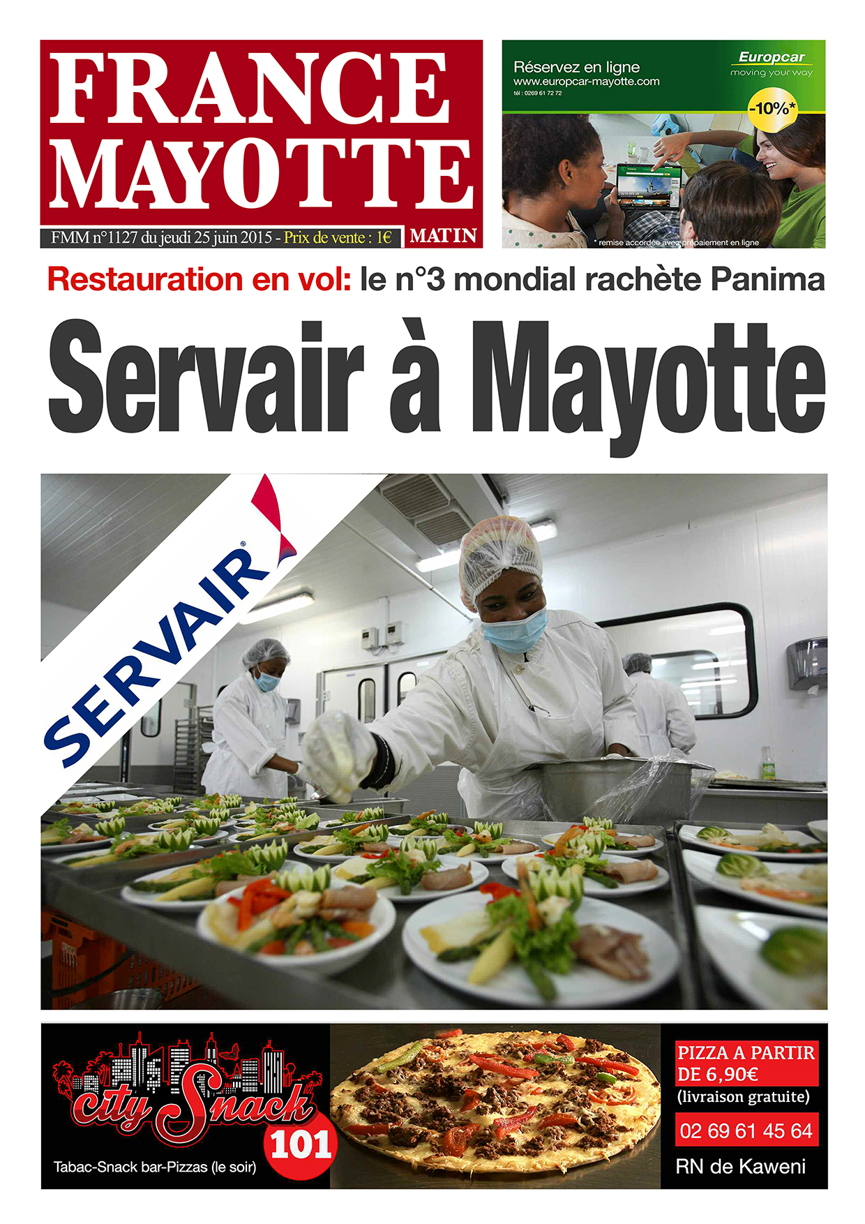 France Mayotte Jeudi 25 juin 2015