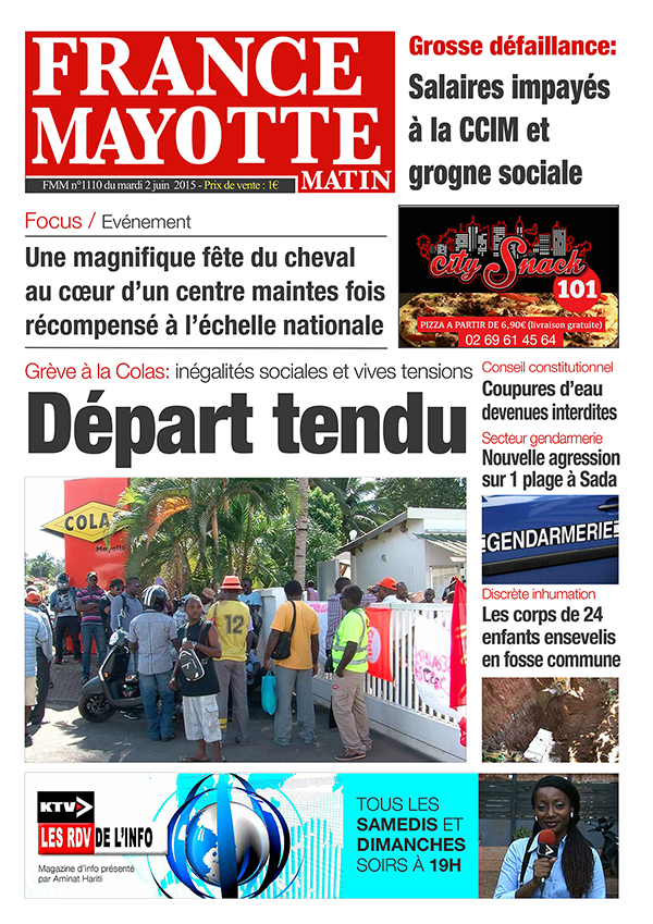 France Mayotte Mardi 2 juin 2015