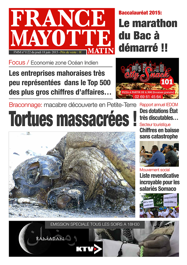 France Mayotte Jeudi 18 juin 2015