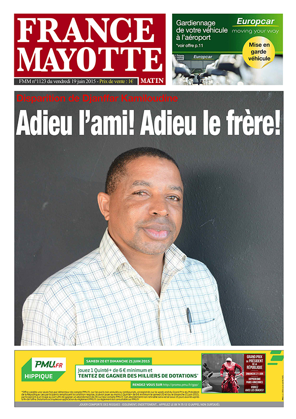 France Mayotte Vendredi 19 juin 2015