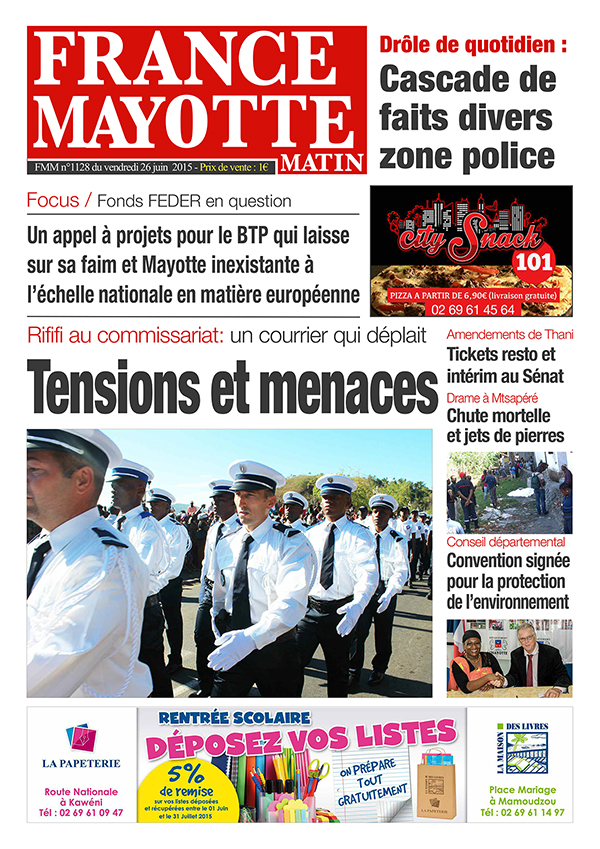 France Mayotte Vendredi 26 juin 2015