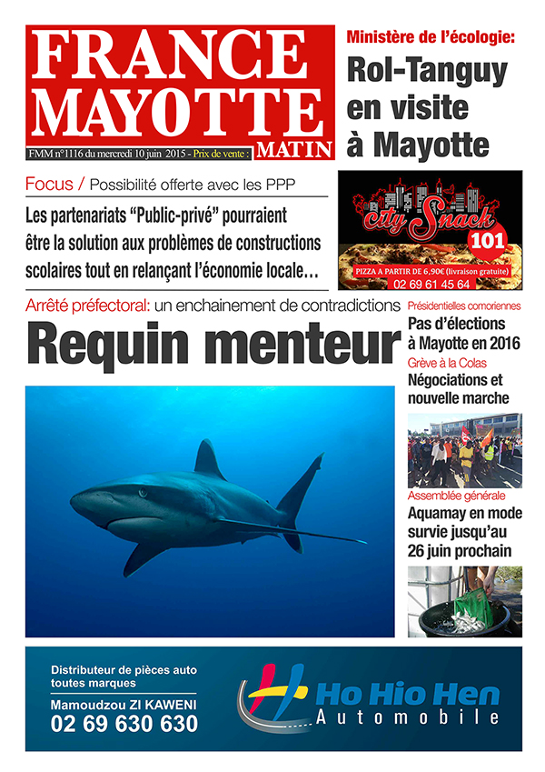 France Mayotte Mercredi 10 juin 2015