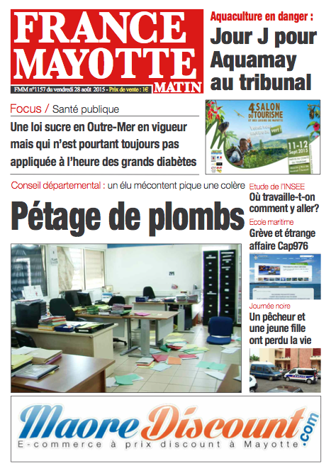 France Mayotte Vendredi 28 août 2015