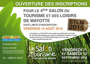 Salon du Tourisme et des Loisirs de Mayotte les 11 et 12 septembre