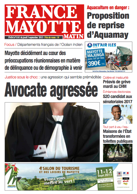 France Mayotte Jeudi 3 septembre 2015
