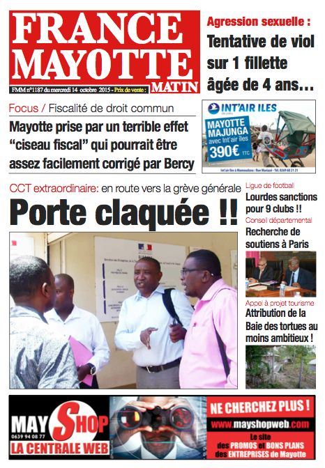 France Mayotte Mercredi 14 octobre 2015