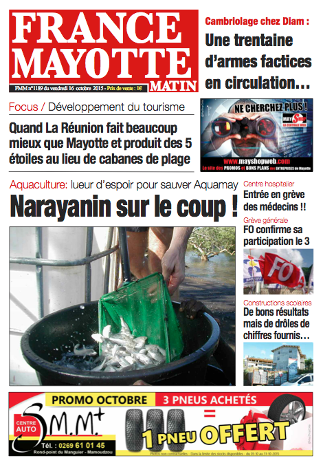 France Mayotte Vendredi 16 octobre 2015