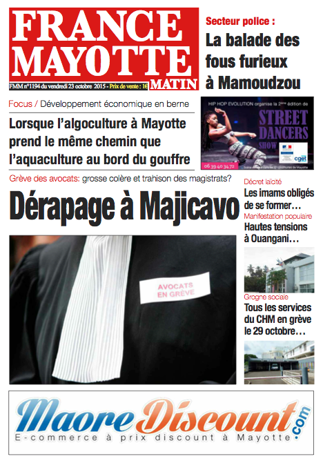 France Mayotte Vendredi 23 octobre 2015
