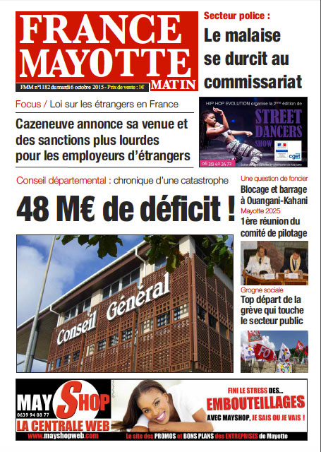 France Mayotte Mardi 6 octobre 2015