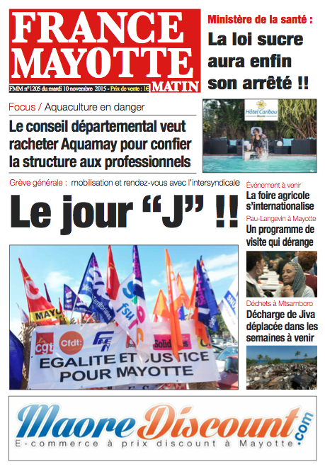 France Mayotte Mardi 10 novembre 2015