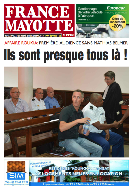 France Mayotte Mardi 24 novembre 2015