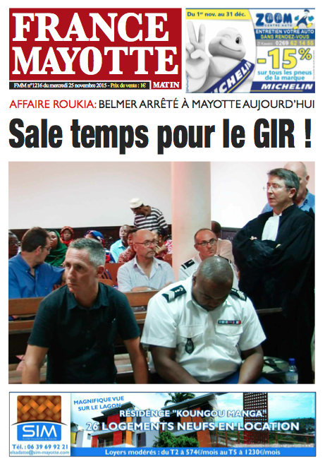 France Mayotte Mercredi 25 novembre 2015
